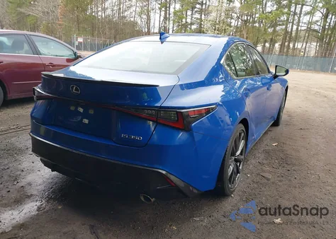 2022 Lexus Is 350 F Sport z USA, uszkodzony, nr VIN JTHGZ1B29N5049716